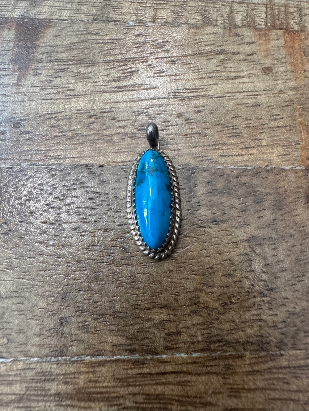 Vintage Turquoise Sterling Pendant